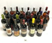 MIXED RED AND ROSE WINE CABALIE 2002, GIORDANO ROSE AND MORE