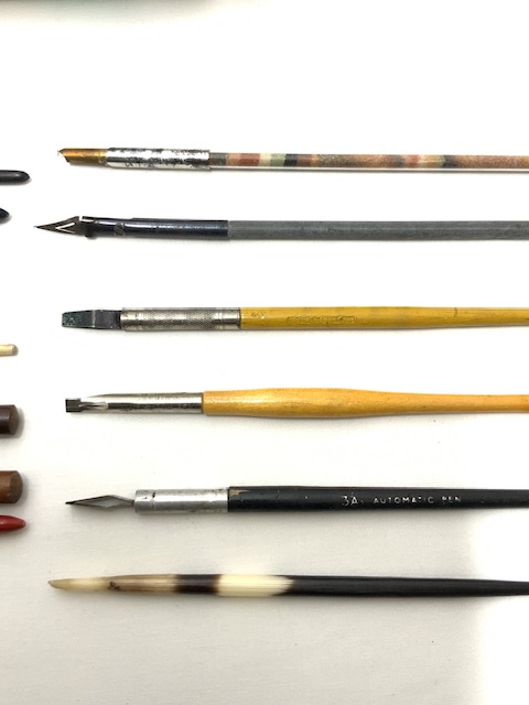 A QUANTITY OF VINTAGE AND ANTIQUE DIP PENS ETC. - Image 3 of 4