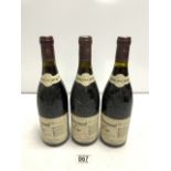 THREE BOTTLES CHATEAUNEUF DU PAPE 1995