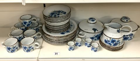 A PART DINNER AND TEA SERVICE BY MIDWINTER (STONEHENGE PATTERN)