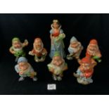 EARLY 1940S SNOW WHITE AND THE SEVEN DWARF'S SNOW WHITE 26CM