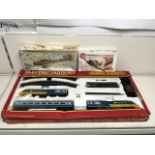 HORNBY RAILWAYS ELECTRIC TRAIN SET - B.R. HIGH SPEED TRAIN IN BOX AND TWO BOXED AIRFIX WAR PLANES.