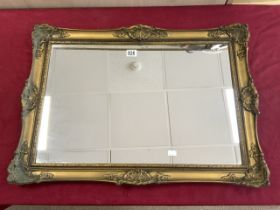 VINTAGE GILDED WALL MIRROR 80 X 58CM