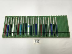 A SELECTION OF PARKER BALL PENS - INCLUDING ADVERTISING.