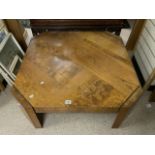 A LARGE ALTAVISTA BY LANE ART DECO DESIGN ELM AND OAK COFFEE TABLE, 102 CMS.