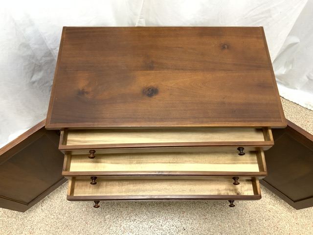 SEVEN DRAWER COLLECTORS CABINET IN MAHOGANY 53 X 46CM - Image 2 of 3