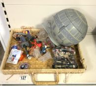 COLLECTION OF STARS WARS FIGURES, A DEATH STAR AND MORE