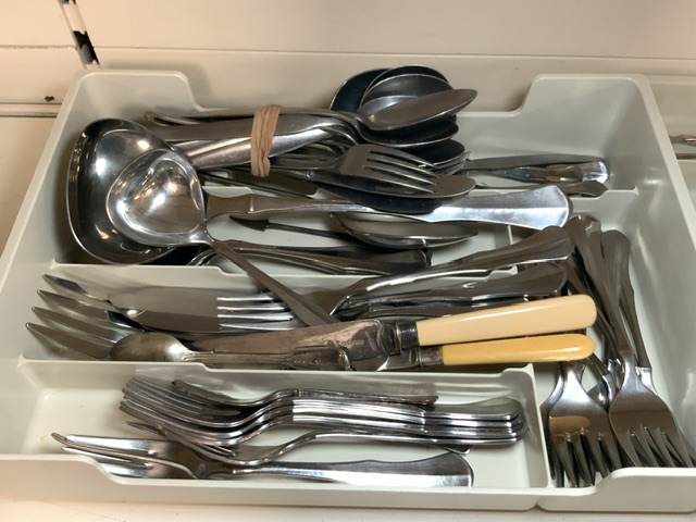 QUANTITY OF INOX STAINLESS STEEL CUTLERY. - Image 2 of 3