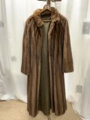 FULL LENGTH FUR COAT 14-16 SIZE