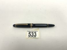 MONTBLANC MEISTER STUCK 146 FOUNTAIN PEN, 14 K NIB, NUMBERED 4810.