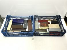 TWO BOXES OF VINTAGE FOUNTAIN PEN BOXES ETC.