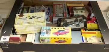 MIXED DIE CAST BOXED VEHICLES DINKY,CORGI,VANGUARD AND MORE