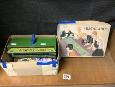 VINTAGE ESCALADO HORSE RACING GAME, BY CHAD VALLEY.