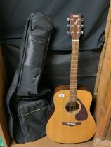 YAMAHA F-325 ACOUSTIC GUITAR WITH SOFT CASE