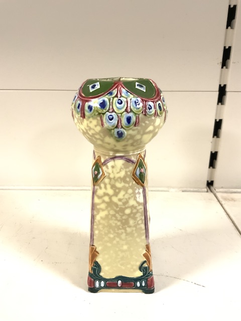 ART NOUVEAU PM & M BOHEMIA/DUX VASE 18CM - Image 2 of 4