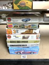 MODEL AIRFIX VEHICLES AND REVELL MODEL CAR