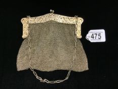 VINTAGE CHAIN MESH BAG