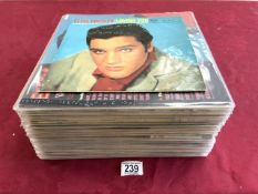 LARGE COLLECTION OF EARLY ELVIS LP'S / ALBUMS