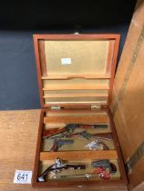 MINIATURE GUNS AND RIFLES WITH A LETTER OPENER