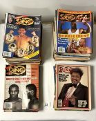 A QUANTITY OF 'RING' BOXING MAGAZINES MOSTLY 1990s.