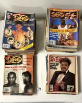 A QUANTITY OF 'RING' BOXING MAGAZINES MOSTLY 1990s.