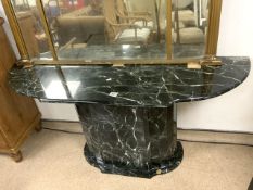 GREEN MARBLE CONSOLE TABLE 158 X 48CM FROM KESTERPORT LUXURY FURNITURE