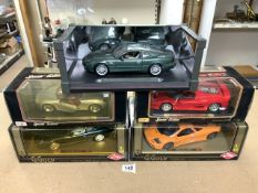 BOXED DIE CAST CARS BY MAISTO AND GUILOY 1:18 SCALE