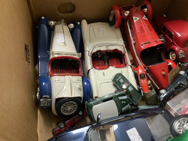 SIX BURAGO VINTAGE MODEL CARS AND OTHER MODEL CARS. - Image 5 of 7