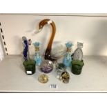 MIXED ART GLASS INCLUDES MURANO AND MORE