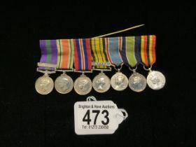 GROUP OF MINIATURE MEDALS