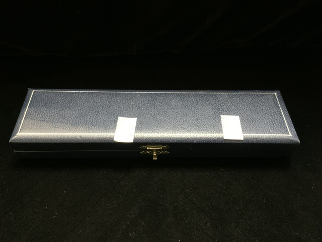 SILVER PLATED CASED MAPPIN & WEBB LETTER OPENER FROM THE RESERVE BANK OF ZIMBABWE 20.5CM - Image 6 of 6