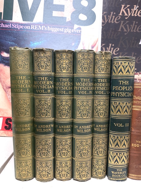 BOOKS - THE MODERN PHYSICIAN BY DR ANDREW WILSON,THE DAILY EXPRESS ENCYCLOPEDIA WORLD ATLAS 1934 AND - Image 2 of 6