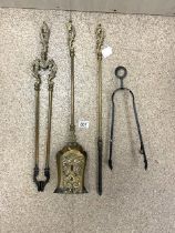 VINTAGE BRASS FIRE IMPLEMENTS