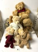 A COLLECTION OF SOFT TEDDY BEARS BY ROSS.
