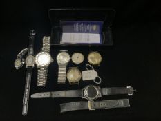 MIXED VINTAGE WATCHES TIMEX,INGERSOL AND MORE