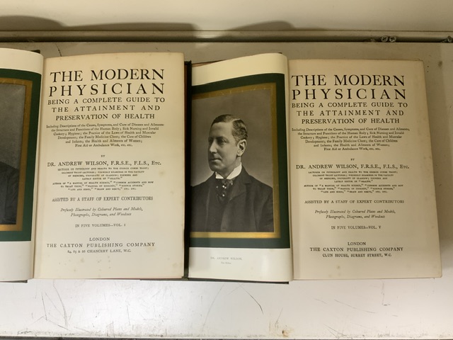 BOOKS - THE MODERN PHYSICIAN BY DR ANDREW WILSON,THE DAILY EXPRESS ENCYCLOPEDIA WORLD ATLAS 1934 AND - Image 6 of 6