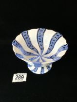 VINTAGE ITALIAN GLASS BON BON DISH 15CM DIAMETER