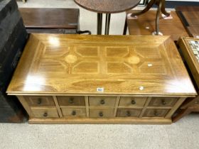 MODERN LARGE COFFEE TABLE WITH TEN DRAWERS 120 X 60CM