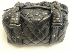 AUTHENTIC CHANEL MEDIUM BAG IN BLACK SERIAL NUMBER IS 10460067 2005-2006 COMES WITH AUTHENTICITY