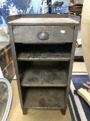 METAL INDUSTRIAL CABINET WITH TOP DRAWER 95 X 46 CM