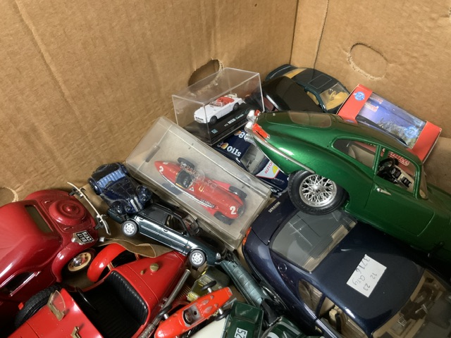 SIX BURAGO VINTAGE MODEL CARS AND OTHER MODEL CARS. - Image 3 of 7