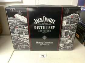 JACK DANIELS MINATURES HOLIDAY COUNTDOWN CALENDAR.