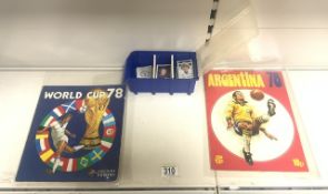 PANINI WORLD CUP 78 FOOTBALL STICKERS AND ARGENTINA 78 FOOTBALL STICKERS AND LOOSE PANINI FOOTBALL