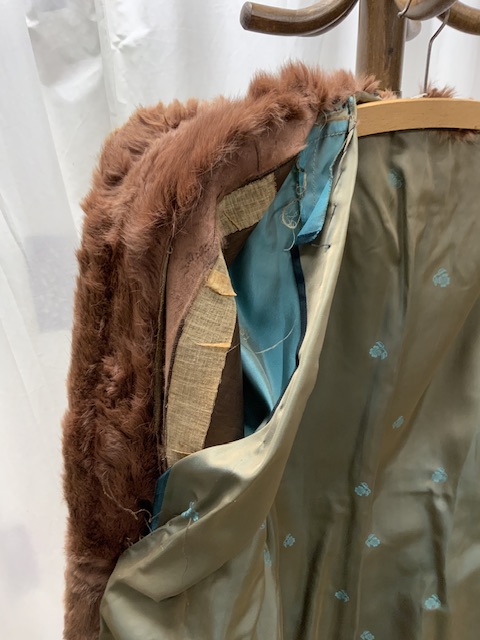 SUEDE AND FUR COAT - Image 3 of 4