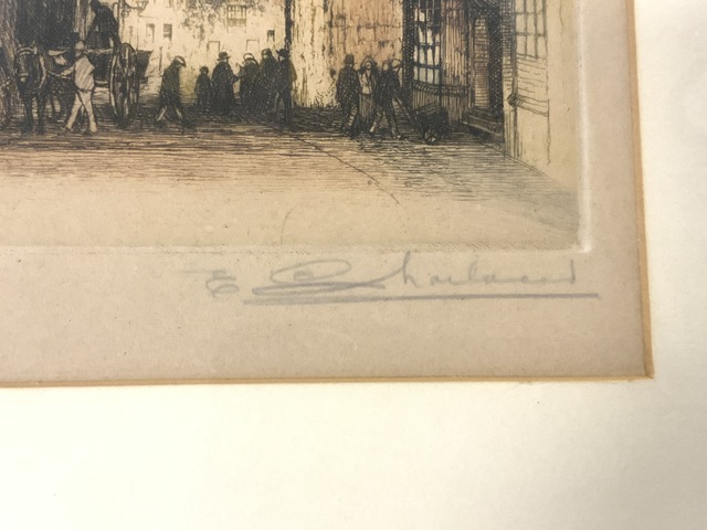 J MACPHERSON WATERCOLOUR,WITH TWO ETCHINGS ONE SIGNED DUPONT (ACADEMY PROOF),E SHARLAND SIGNED - Image 11 of 14