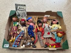 UN BOXED PELHAM PUPPETS BLACK BOY,GOOD MITZY WITH OTHERS