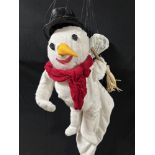 FROSTY THE SNOWMAN IN HIS TOP HAT; IN CHRISTMAS SHOWS 61CM