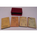 A.A. Milne a set of four first edition hard bound books with original dust jackets to include Winnie
