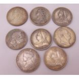 A quantity of pre 1920 silver coins, approx total weight 211g