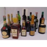 A quantity of alcohol to include liqueur, wine and port (15)